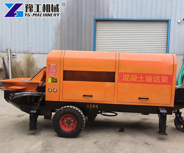 Concrete trailer pump factory supply
