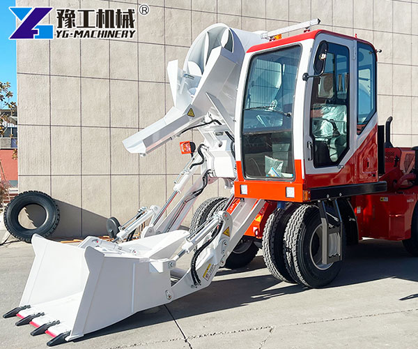 4x4 Self-loading cement mixer