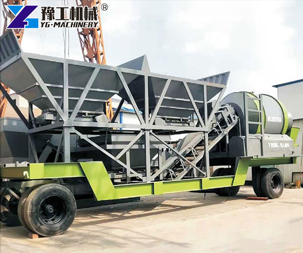 Accurate batching concrete mixing plant