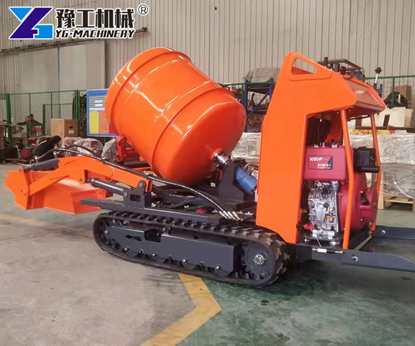 Compact Mini Self-Loading Concrete Mixer