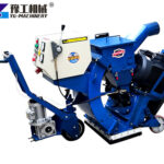 Concrete floor shot blasting machine