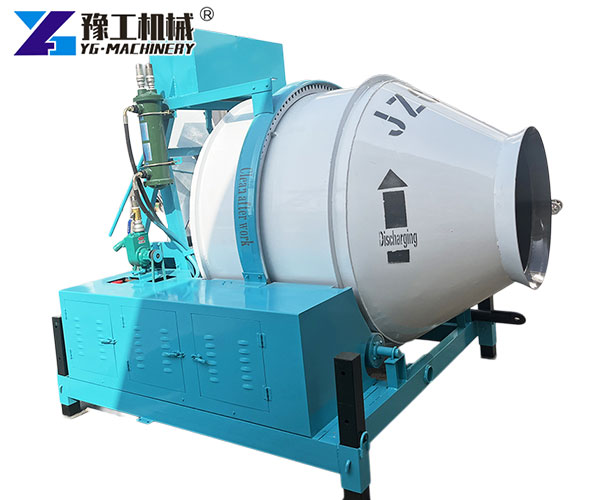 Concrete mixer machine for site use
