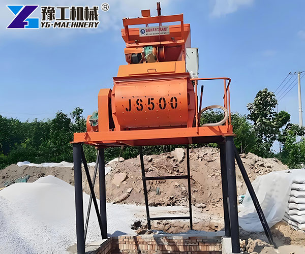 Concrete mixing equipment for construction projects