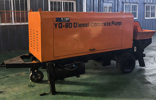 Concrete Pump Trailer for Sale to Malaysia