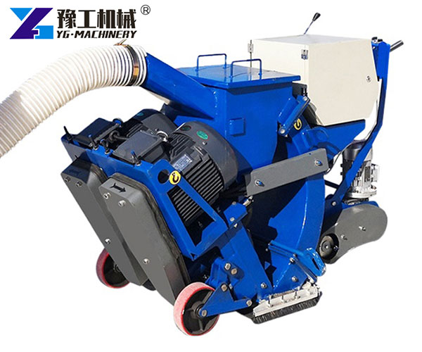 Concrete surface shot blasting machine