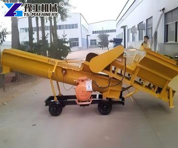 Continuous concrete mixer for road construction
