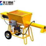 Continuous Concrete Mixer Continuous concrete mixer machine on site