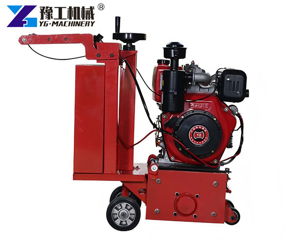 Diesel concrete milling machine for outdoor use