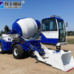 Self-Loading Concrete Mixer Truck Durable Self-loading concrete mixer truck