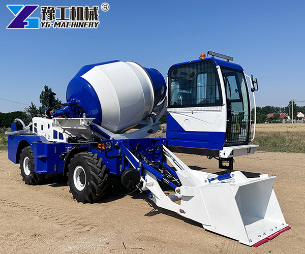 Durable Self-loading concrete mixer truck