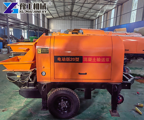 Energy-saving electric concrete pump