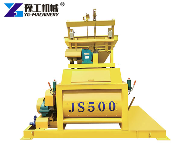 Forced concrete mixer equipment