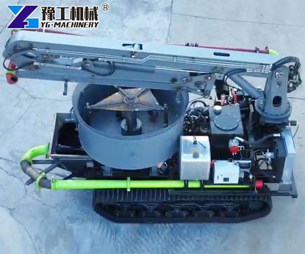 Heavy-duty crawler concrete pump system