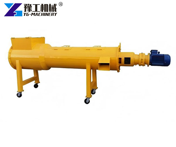 Industrial continuous concrete mixer equipment
