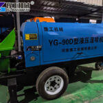 Industrial hydraulic wet shotcrete machine