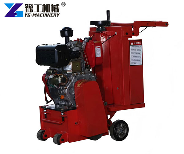 Industrial milling machine for concrete floors