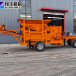 Industrial mobile stone crusher plant