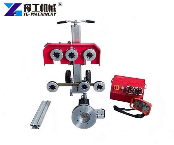 Lightweight high frequency concrete wall saw