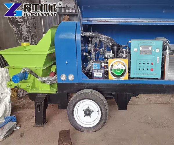 Mining wet shotcrete equipment