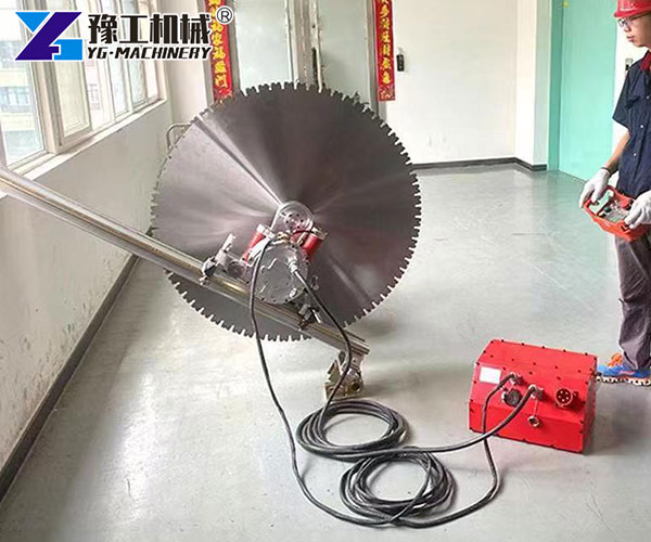Remote controlled high frequency wall saw