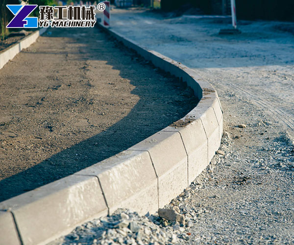 Road kerb production equipment application