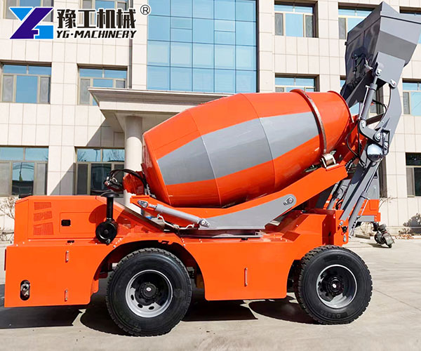 Self-loading mixer for road repair
