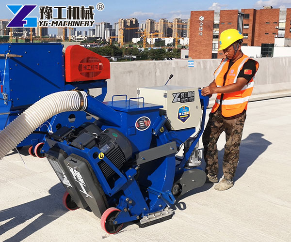 Shot blasting machine for road repair