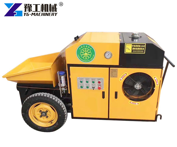 Small concrete pump for construction