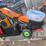 Small concrete pump for housing slab