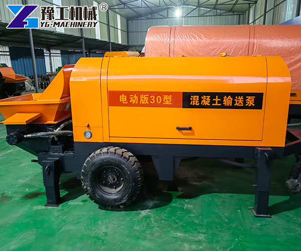 Stable pressure electric concrete pump