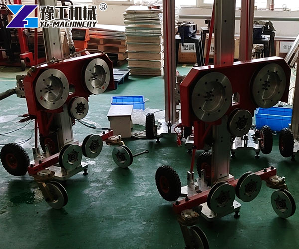 Stable reinforced concrete wire cutting