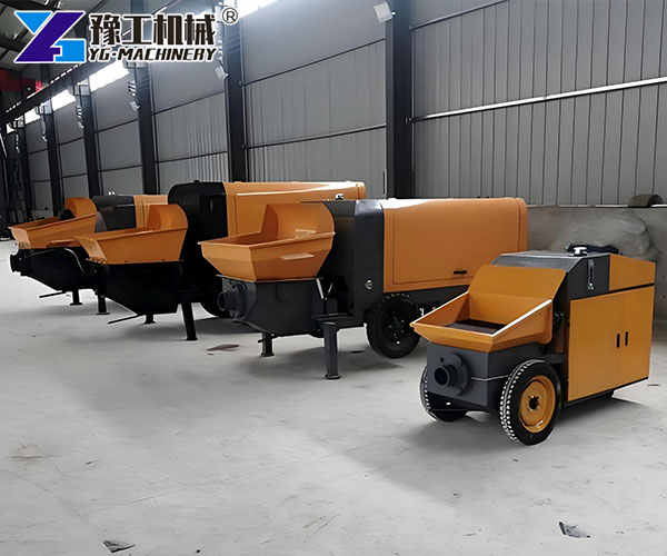 stationary concrete pump factory production