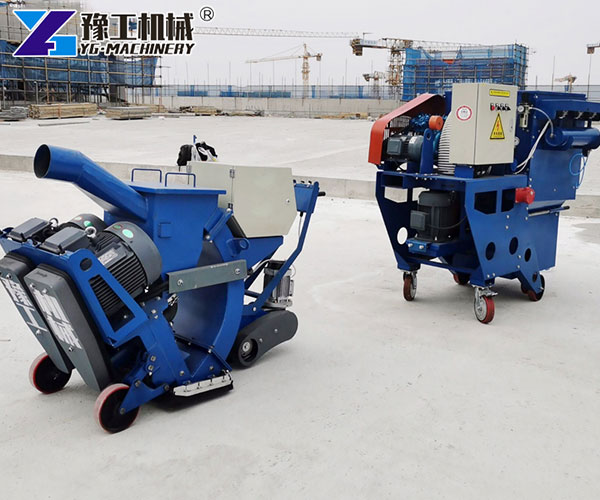 Steel shot recycling blasting machine