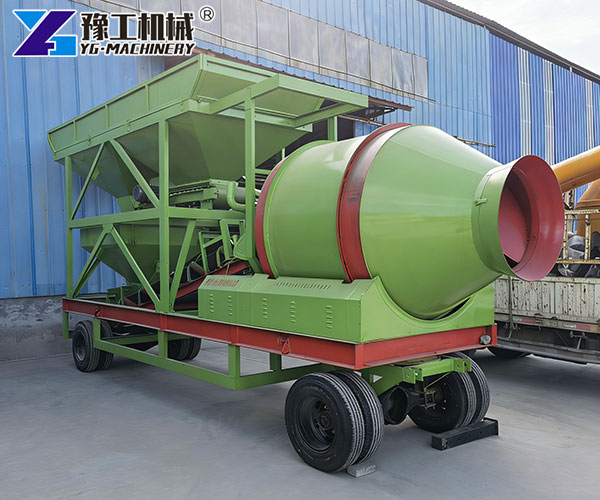 YG mobile concrete batching plant supplier