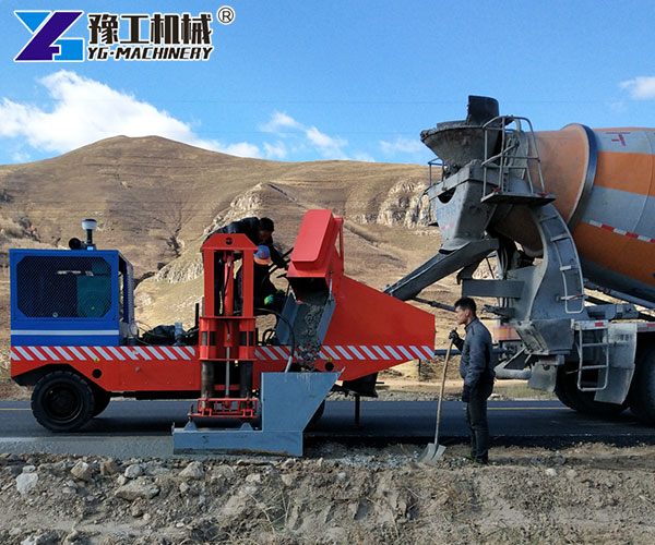 YG slipform curb machine models