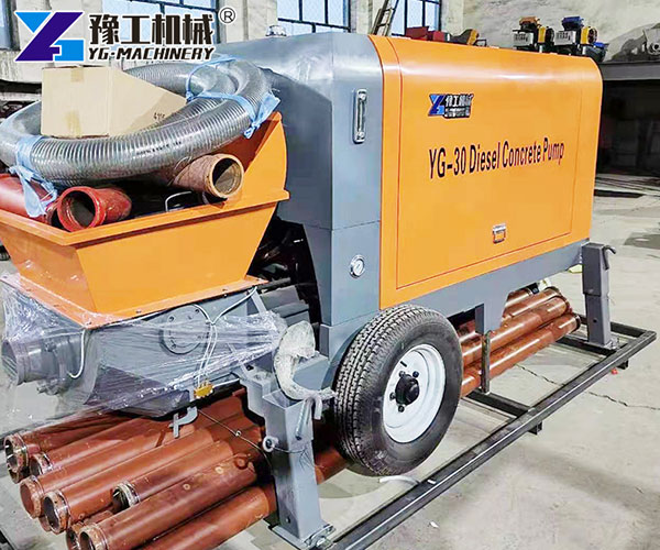 YG30 diesel concrete trailer pump