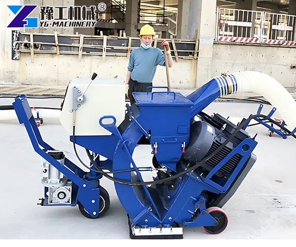 Concrete floor shot blaster for sale project