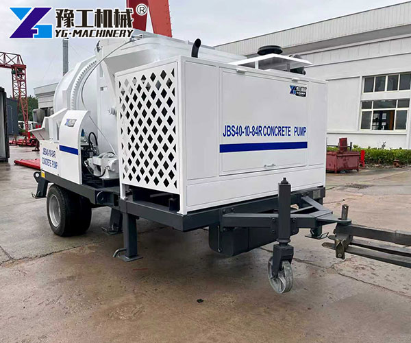 concrete mixer pump residential building work