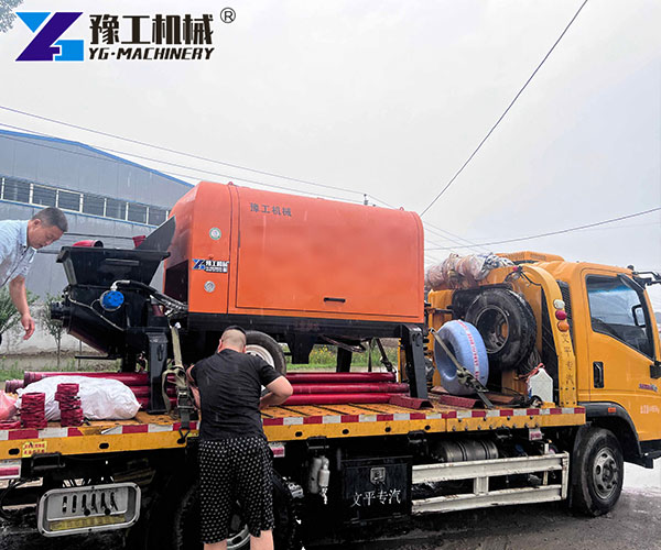 Concrete pump for Spanish construction