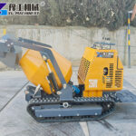 Crawler Type Mini Concrete Mixer Machine Crawler-type mini concrete mixer machine