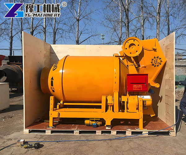 diesel concrete mixer wooden case packing