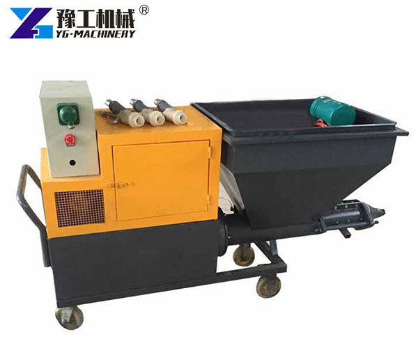 portable mortar spray machine unit