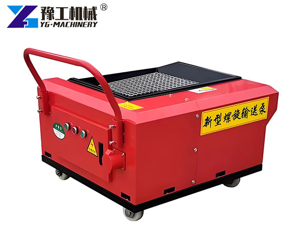 Screw-type secondary structure pouring pump