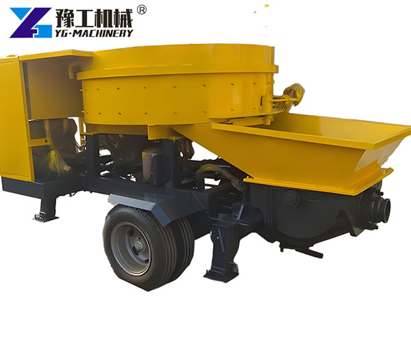 vertical shaft concrete mixer pump machine