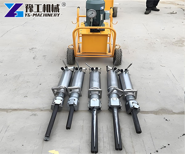 concrete splitter machine silent demolition work