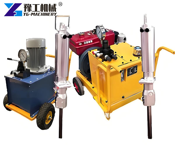 hydraulic rock splitter for granite quarry