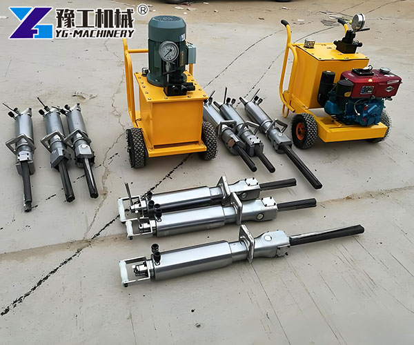 rock splitting equipment for mining operations