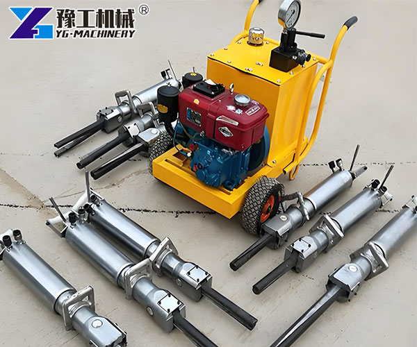 rock splitting machine diesel power pack