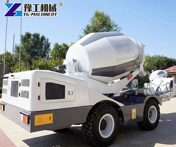 self-loading concrete mixer machine drum
