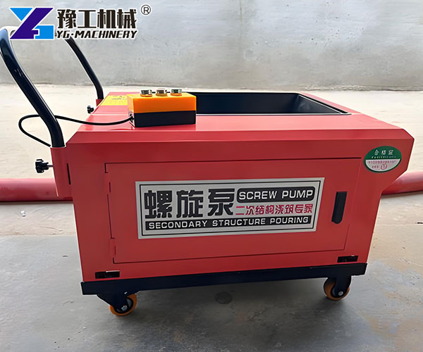 Spiral concrete pump exported to Portugal